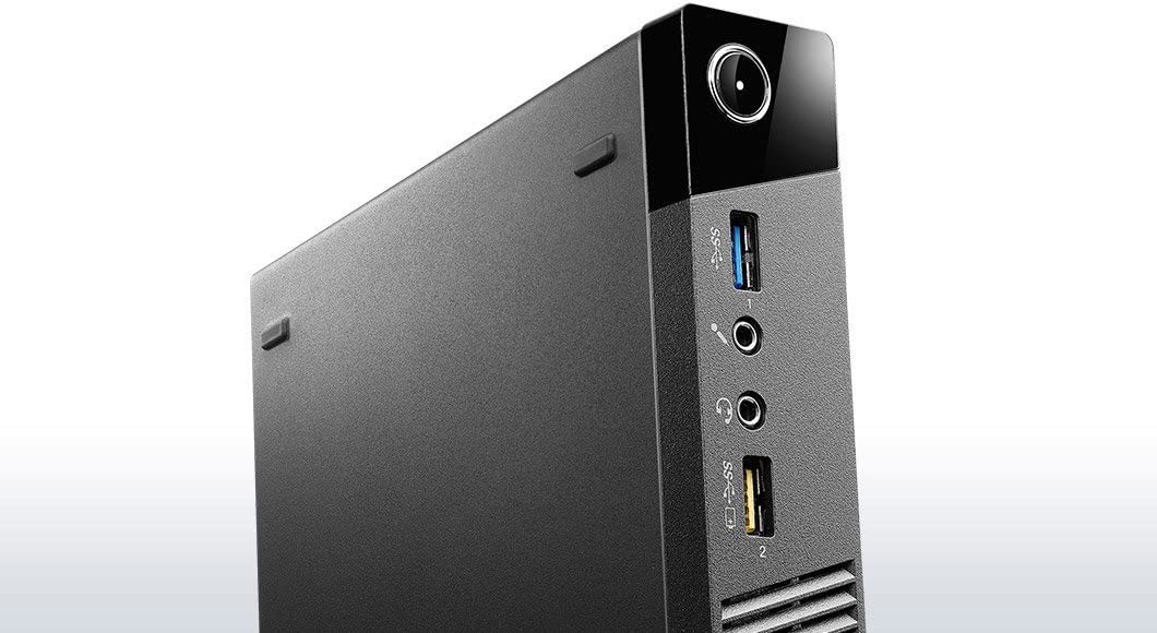 Lenovo ThinkCentre M93p Tiny Desktop PC - Intel Core i5-4590T Quad-Core 3.6GHz, 8GB RAM, 128GB SSD, WiFi, Win 10 Pro | Compact Home Office & Business Computer for Productivity, Remote Work, and Space-Saving Setup
