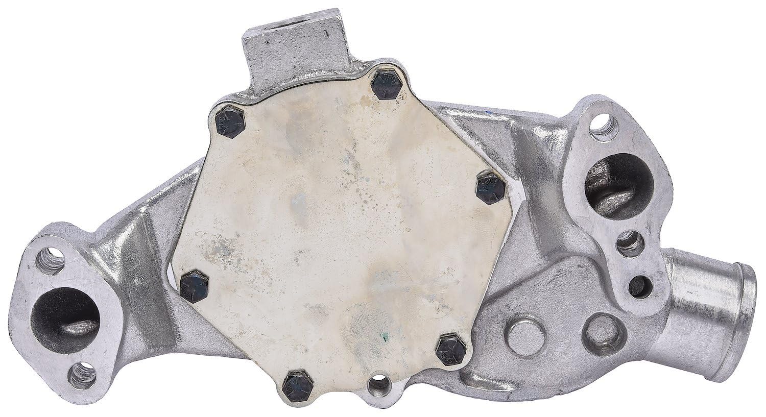 JEGS 51060 Premium Aluminum Water Pump for 1955-1972 Small Block Chevy (Short Water Pump) - High Performance Cooling Upgrade for Classic Chevy Engines - Perfect for Hot Rods, Restorations & Racing Applications