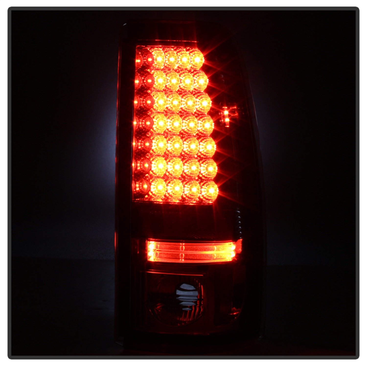 Spyder Auto 5001733 LED Tail Lights Chrome Clear - High Visibility Brake Lights for Cars, Trucks & SUVs