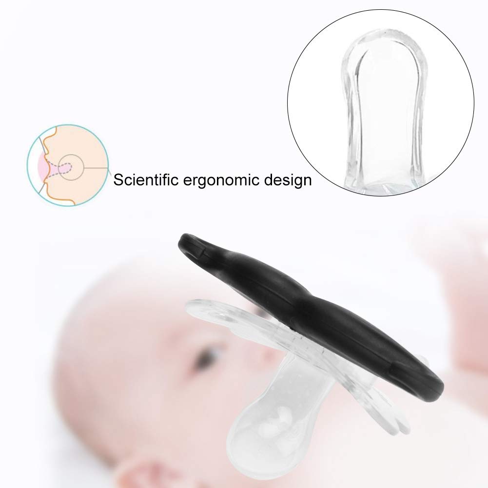 Hztyyier Food Grade Silicone Pacifier - Cute Portable Baby Pacifier with Funny Beard Design for Kids & Toddlers | Gentlemen Style | Perfect for Teething Relief, Travel & Gifts