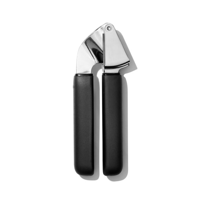 Premium OXO Garlic Press - Heavy Duty Stainless Steel Mincer & Crusher with Ergonomic Handle for Easy Cleaning - Perfect for Cooking, Meal Prep & Italian Cuisine