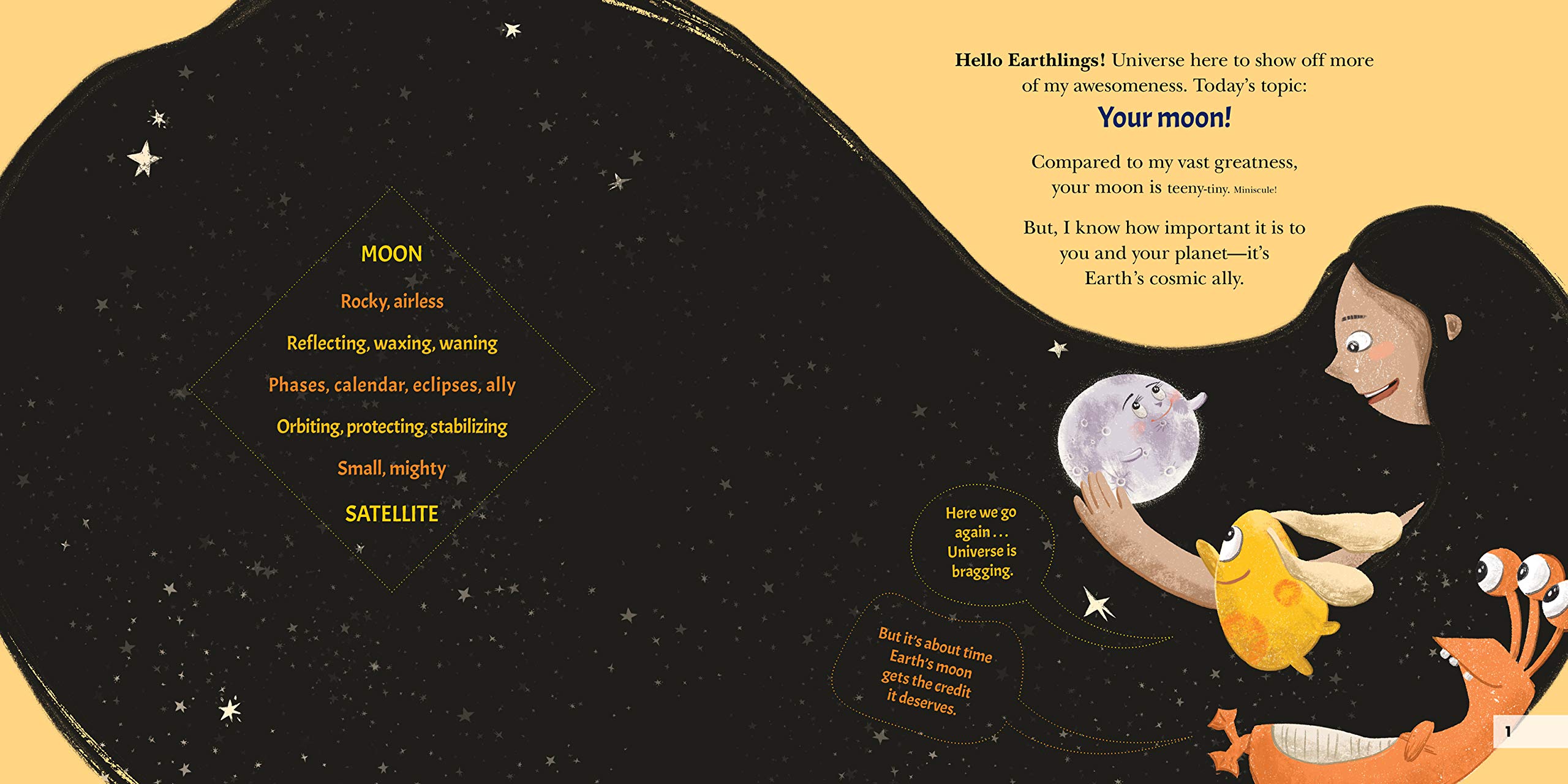 The Moon: Small but Mighty Neighbor - Educational Astronomy Book for Kids & Adults | Perfect for Classroom Learning, Bedtime Stories & Space Enthusiasts