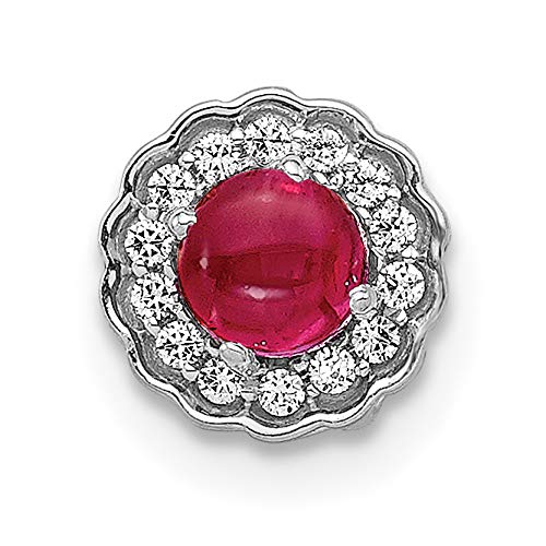 White / Ruby / 0.07 ct