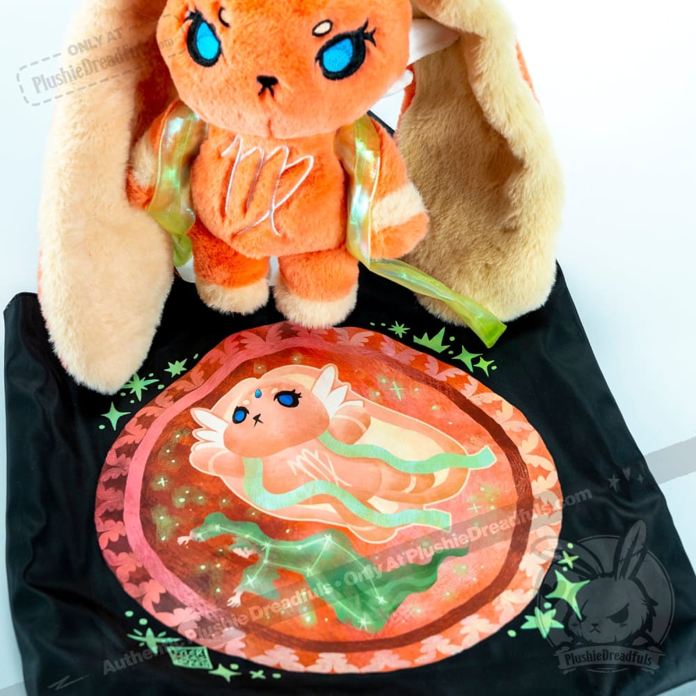Plushie Dreadfuls Virgo Rabbit Stuffed Animal - Soft Zodiac Plush Toy for Collectors, Gifts & Home Decor