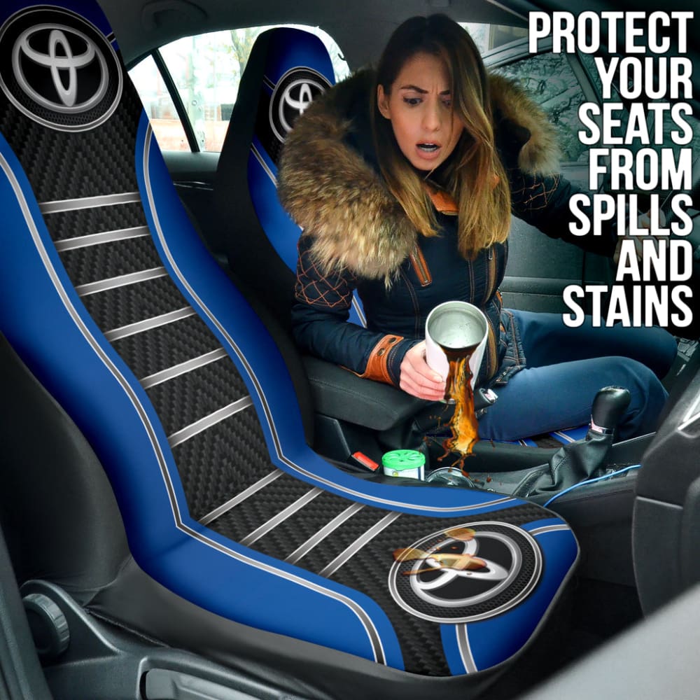 Premium Blue Toyota Car Seat Covers - Custom Fit for Amazing Style & Comfort (Model 2 210701) | Perfect for Road Trips, Daily Commutes & Vehicle Protection