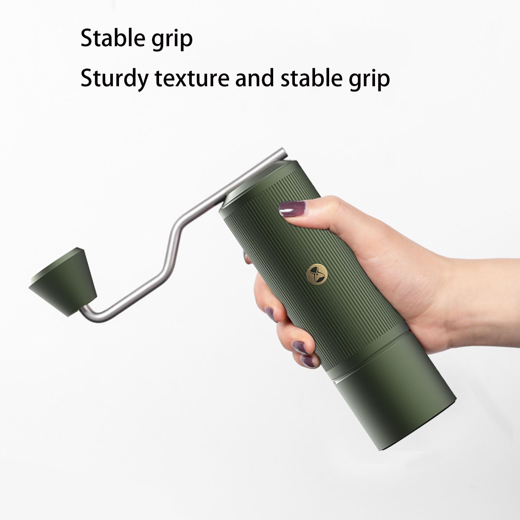 TIMEMORE Chestnut Xlite Manual Coffee Grinder - 30g Capacity, High Precision External Adjustment Scale, Portable Hand Grinder for Home, Travel & Camping - Green (Perfect for Fresh Coffee Brewing at Home or Outdoor Adventures)