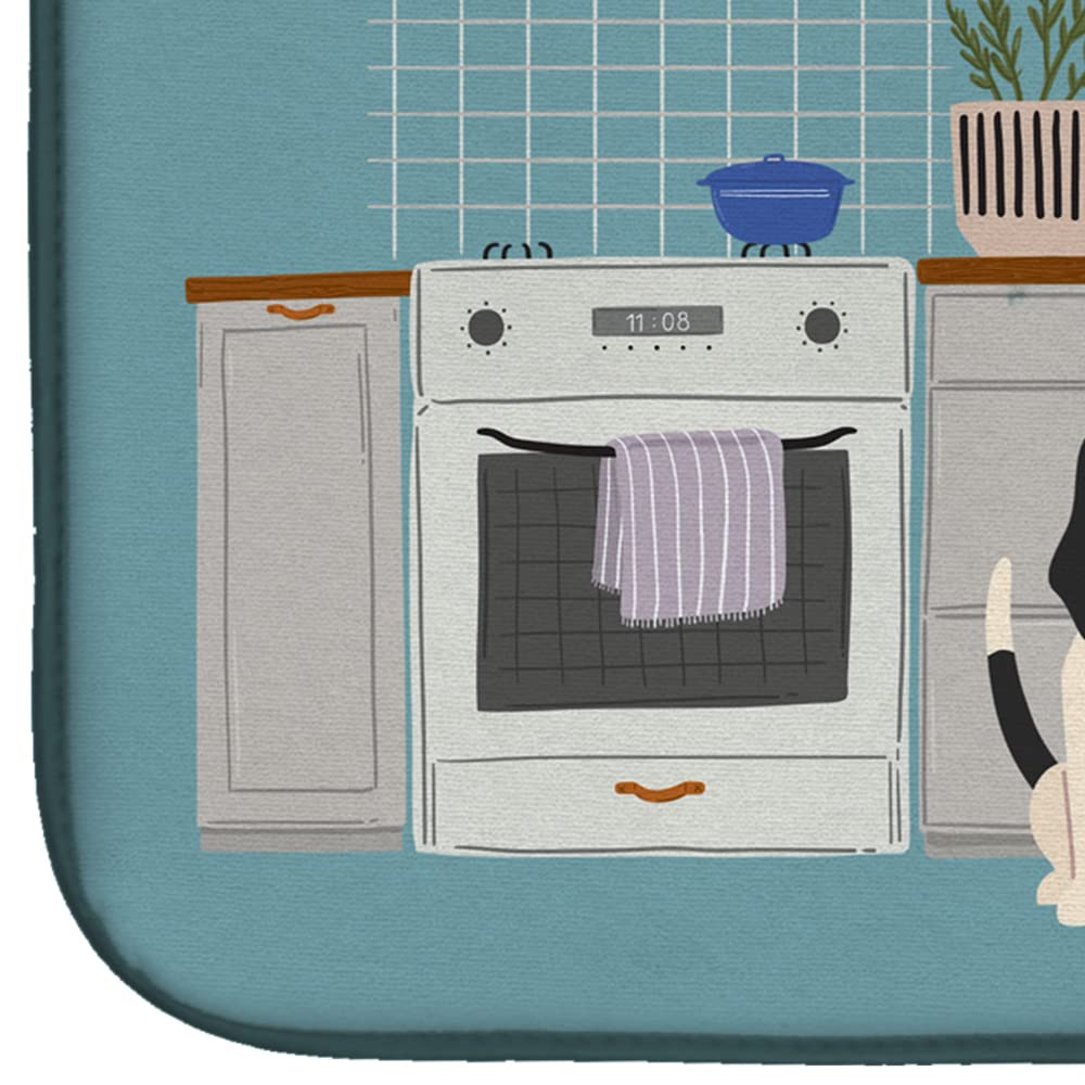Swiss Hound Dish Drying Mat - Absorbent Kitchen Counter Pad, 14x21