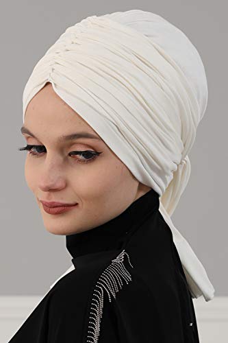 Stylish Cotton Turban Head Wrap for Women - Soft & Breathable Hair Scarf - Perfect for Yoga, Beach, or Everyday Fashion Accessory