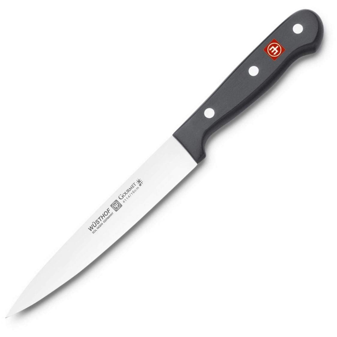 Wusthof Gourmet 6-Inch Utility Knife - Premium German Stainless Steel Kitchen Knife for Slicing, Chopping & Food Prep - Perfect for Home Cooks & Professional Chefs