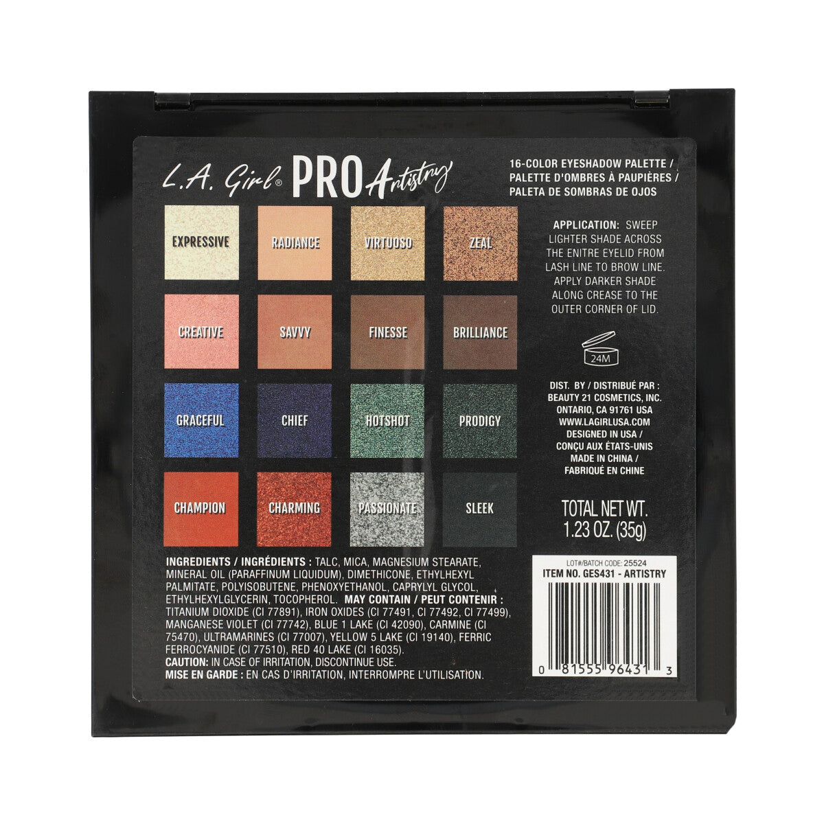 Professional Eyeshadow Palette - 12 Highly Pigmented Matte & Shimmer Shades for Stunning Eye Makeup | Perfect for Day to Night Looks, Bridal & Party Makeup