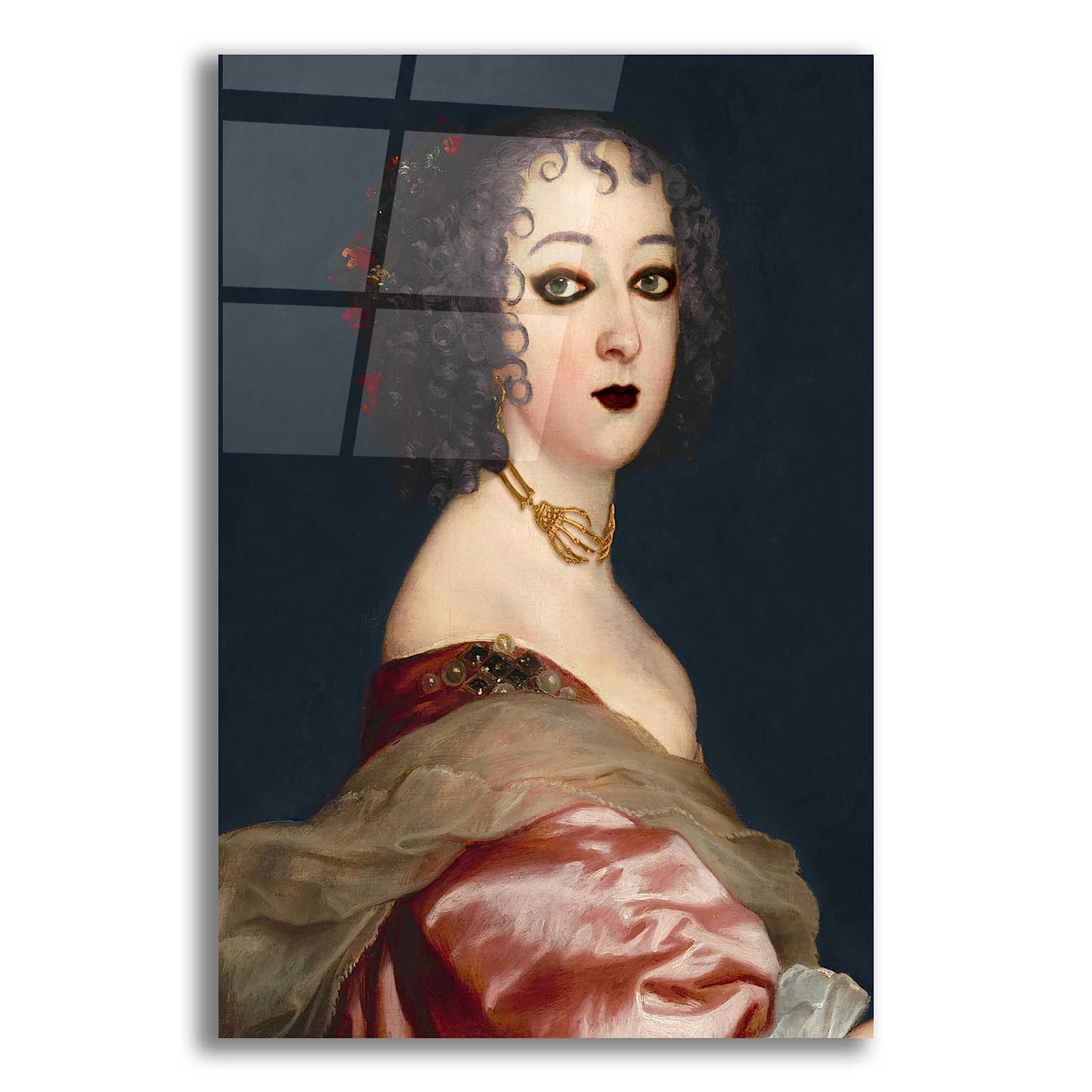 Grace Popp's 'Gothic Jane II' Acrylic Glass Wall Art - 16x24 Inches Modern Home Decor for Living Room, Bedroom & Office