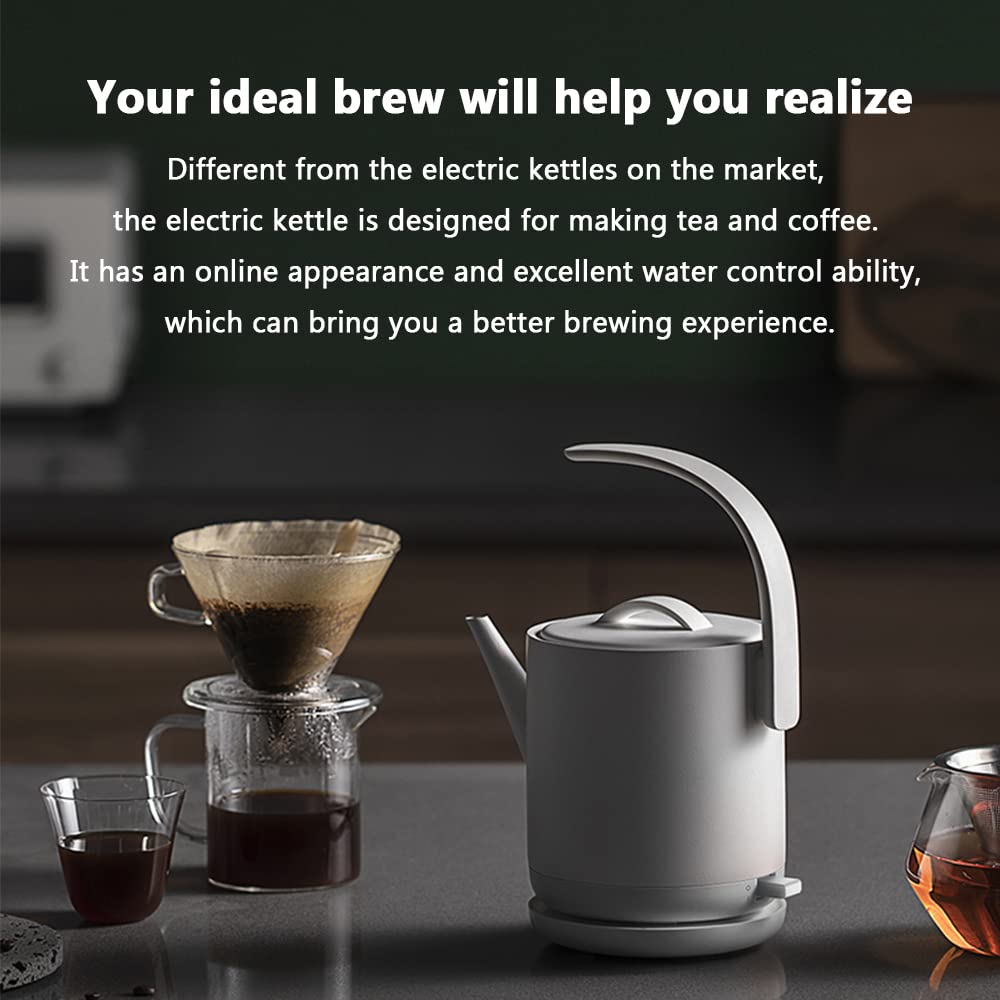 Long-Lasting Insulated Electric Kettle with Temperature Control - Auto Shutoff, Fast Boiling & Keep Warm Function - Perfect for Home, Office & Tea Lovers (Stainless Steel)