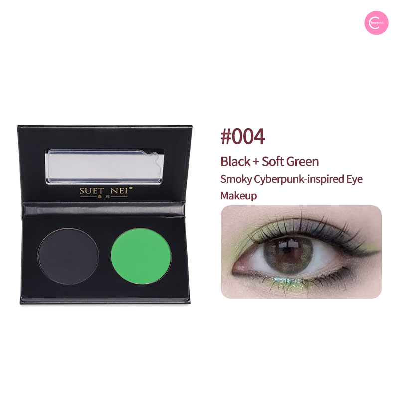 SUET NEI Christmas Dual Tone Eyeshadow Palette - Long Lasting, Highly Pigmented Makeup for Holiday Parties & Festive Looks