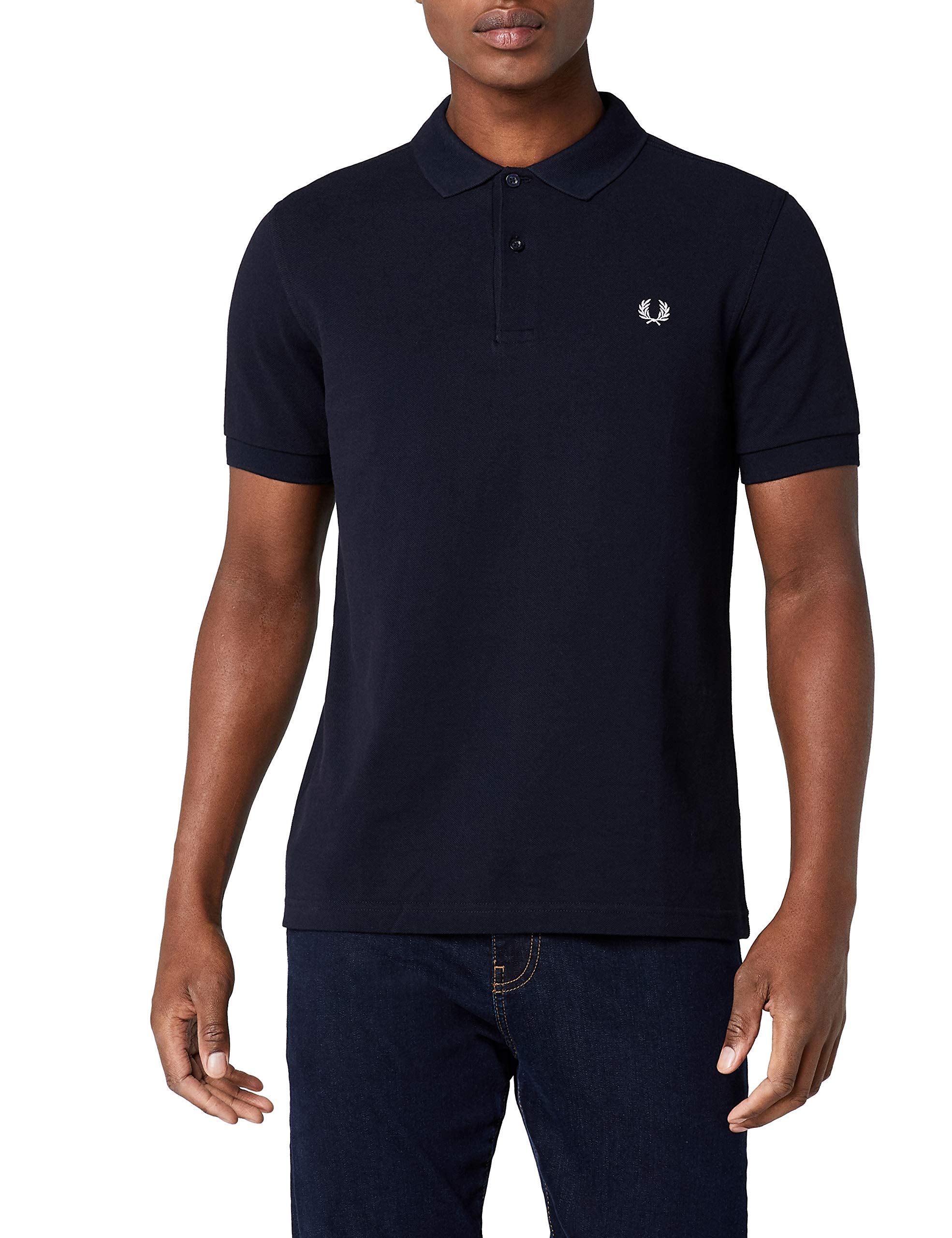 Fred Perry Men's Classic Plain Polo Shirt - Casual & Stylish Cotton Top for Everyday Wear, Work, and Weekend Outings