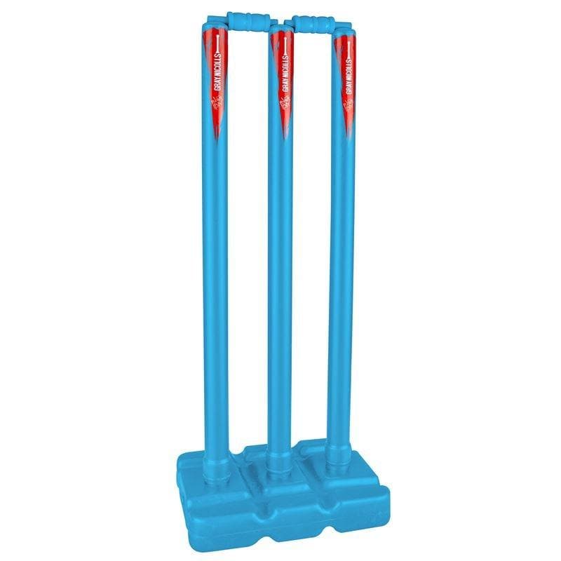 Gray Nicolls Powerplay Cricket Stumps Set - Professional Grade Cricket Wickets for Practice & Matches - Perfect for Backyard, Club & School Cricket Games