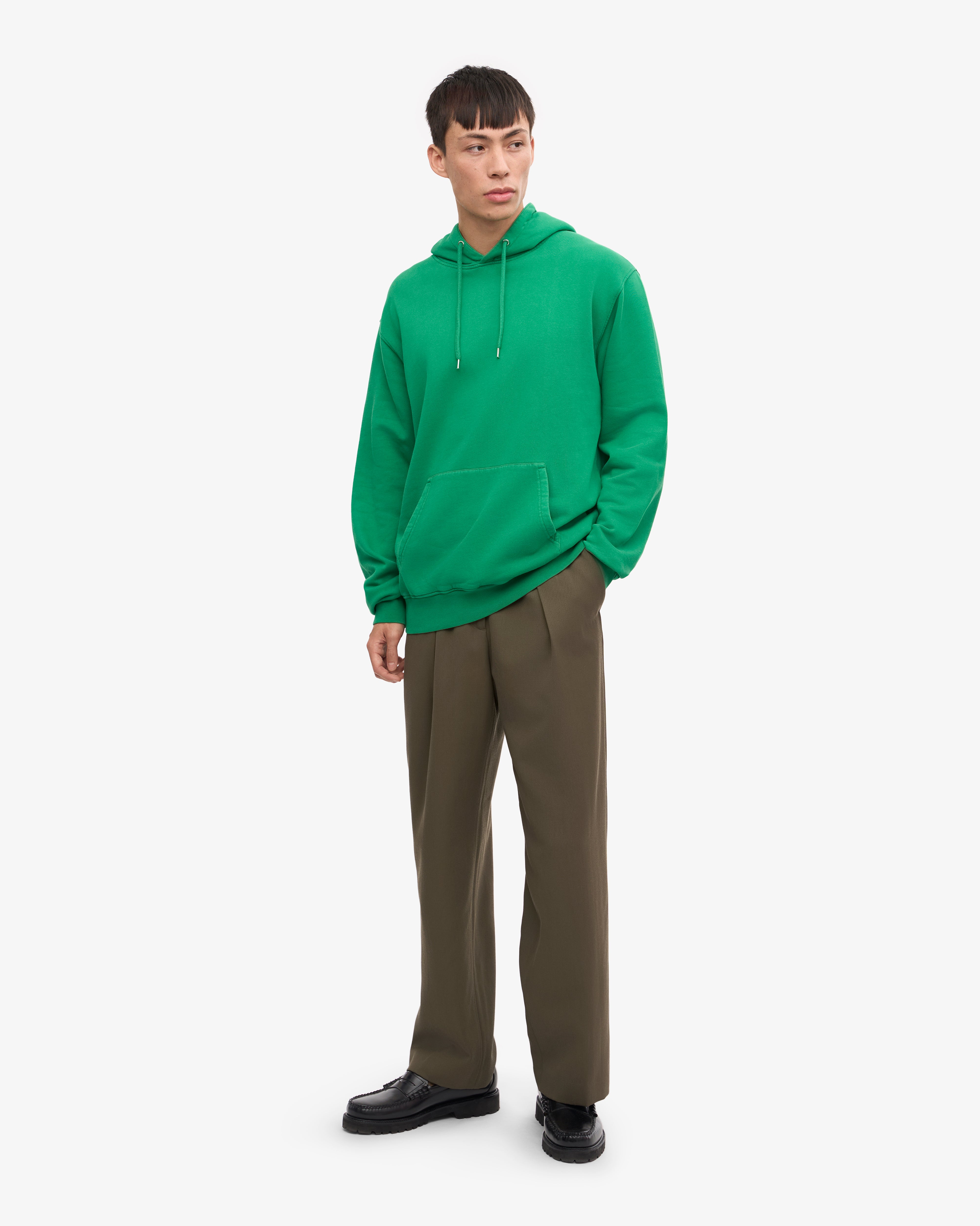 Classic Organic Cotton Hoodie - Kelly Green | Eco-Friendly & Comfortable Pullover for Men & Women | Perfect for Casual Wear, Outdoor Activities & Loungewear