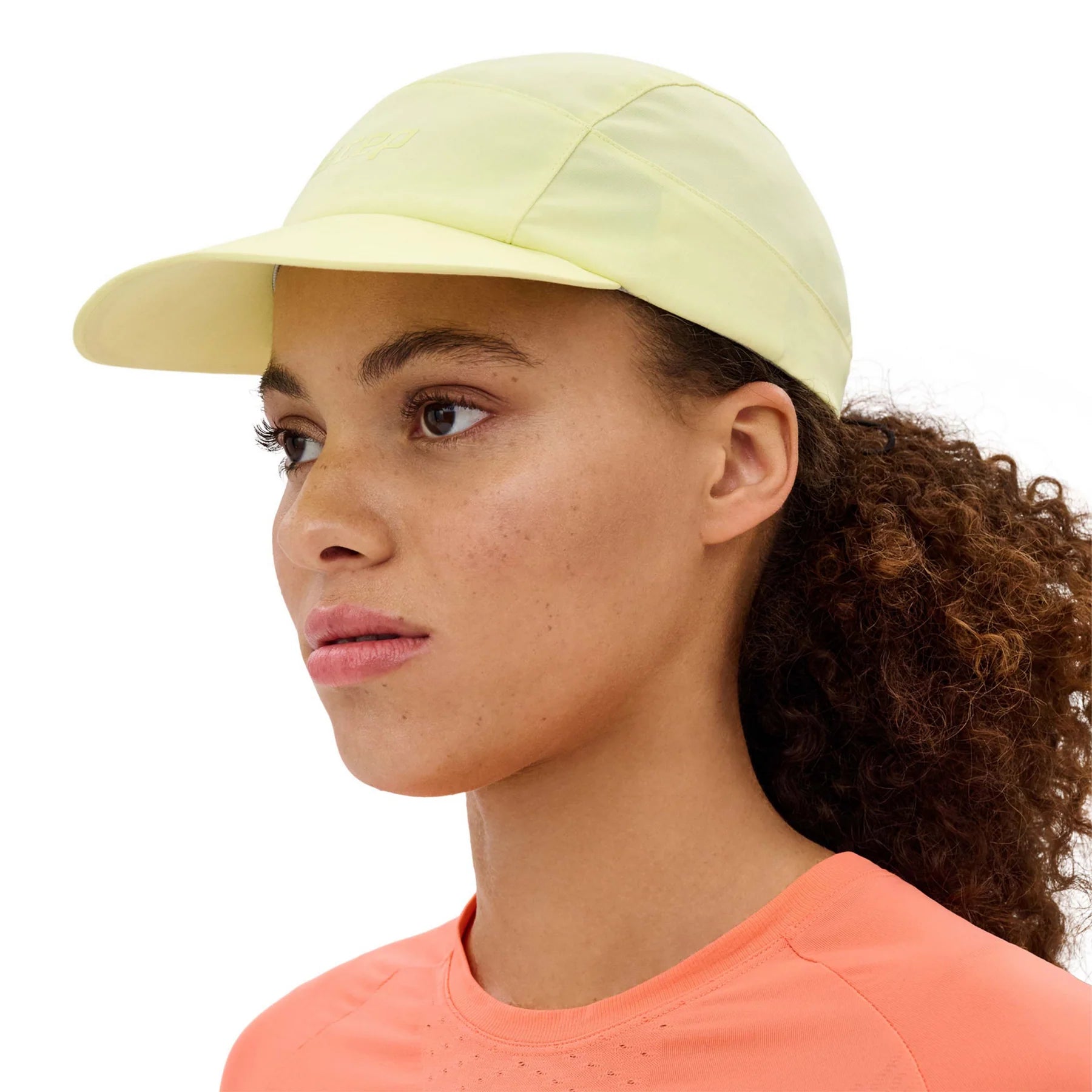 CEP Unisex Ultralight Running Cap - Breathable Sun Hat for Men & Women - Lime Green - Perfect for Jogging, Hiking & Outdoor Activities