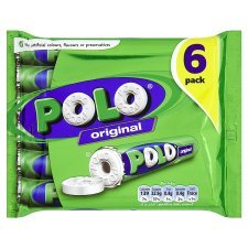 Nestle Polo Mints Original - 6 Pack (24 Total) - Refreshing Spearmint Candy for Office, Travel & After Meals
