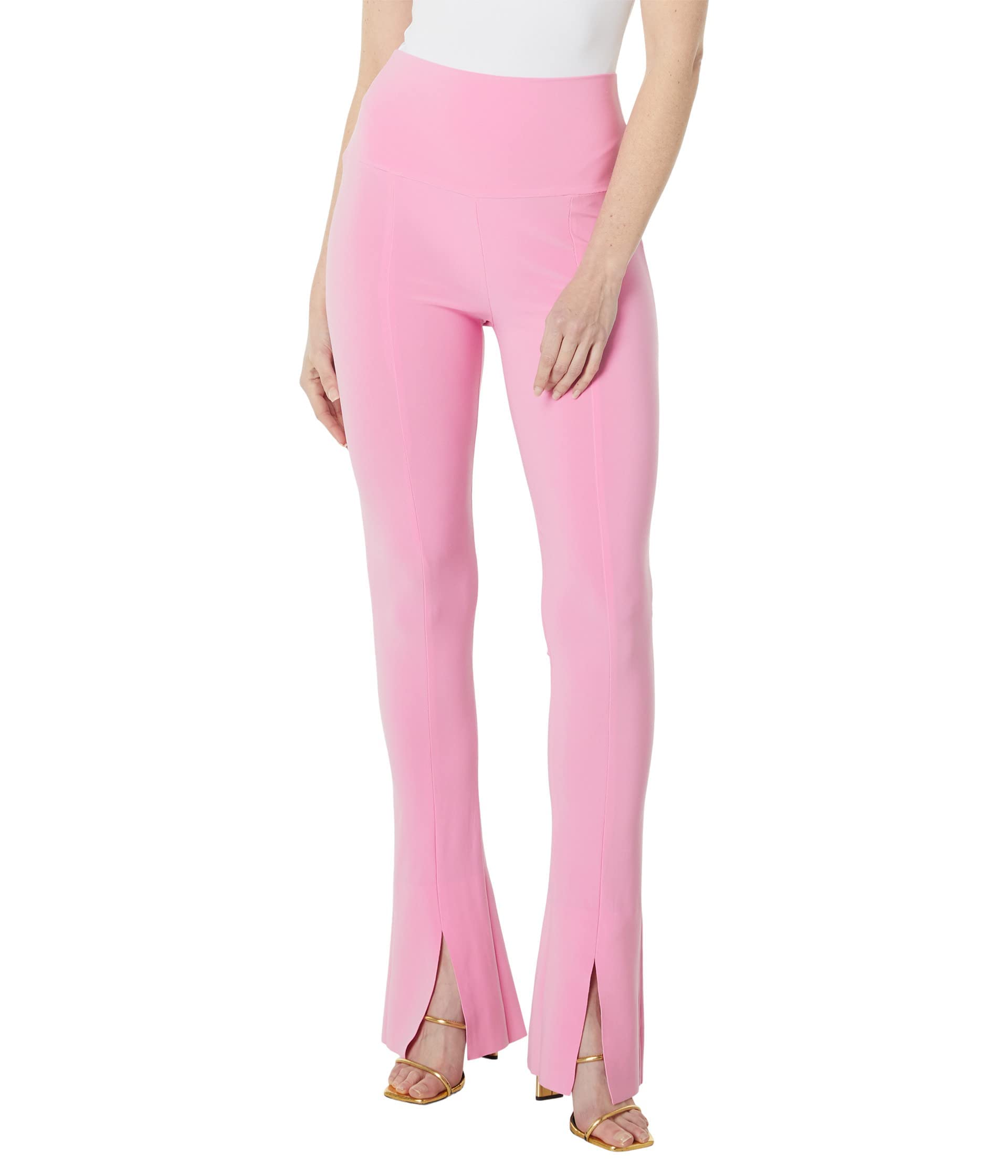 Norma Kamali Women's Spat Leggings - High Waisted Tummy Control Workout Leggings for Yoga, Running & Gym - Comfortable Stretchy Athletic Pants