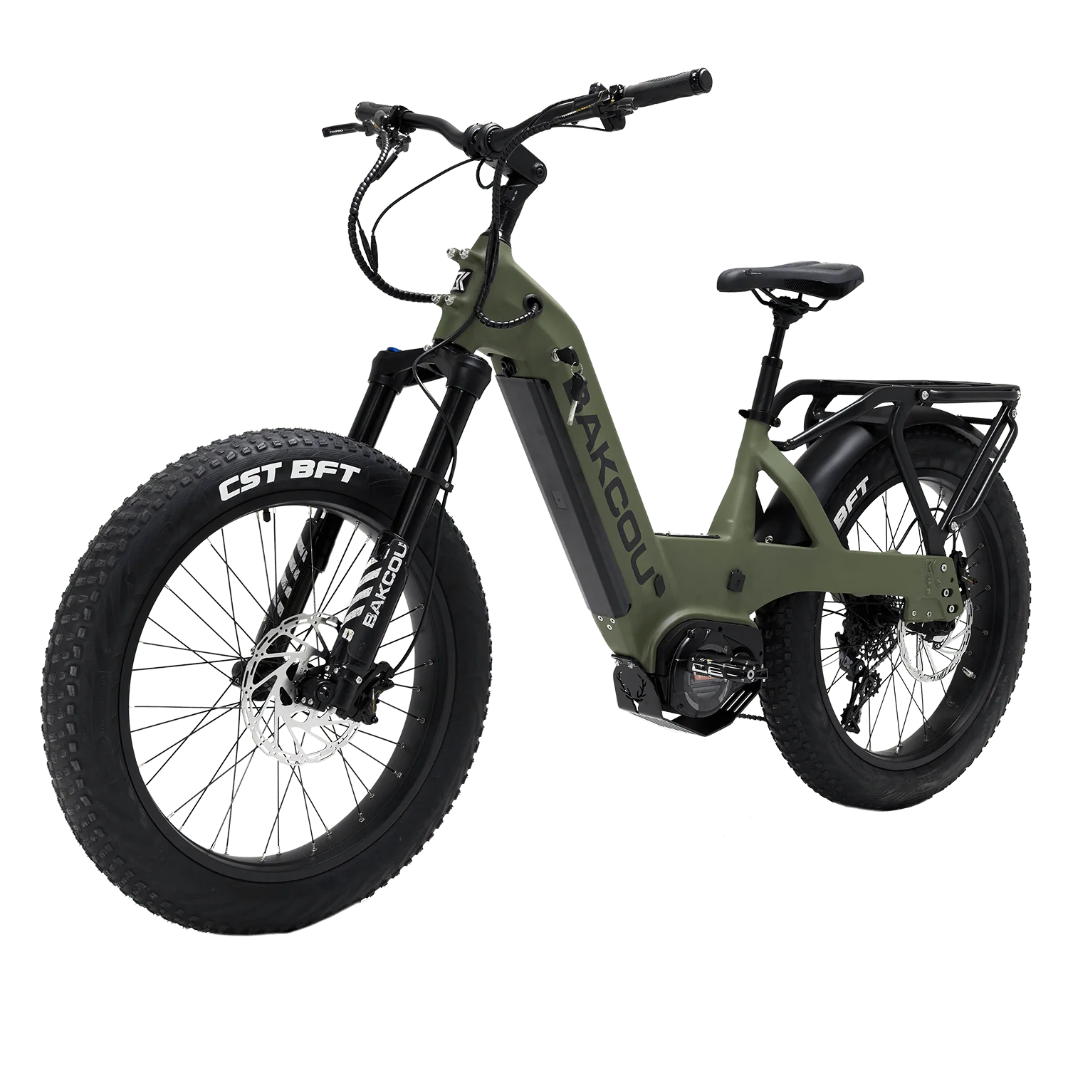 Bakcou Mule SD 24 Electric Bike - 750W Bafang Motor, 48V 17.5Ah Battery, All-Terrain Fat Tire eBike for Hunting, Camping & Off-Road Adventures