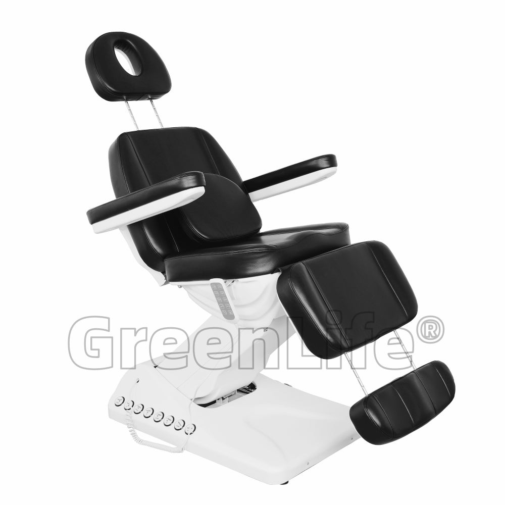 Greenlife LUNA I 4 Motors Spa Electric Facial Bed with Heating System - Professional Massage Table for Home & Salon Use, Perfect for Facial Treatments, Massage Therapy, and Relaxation