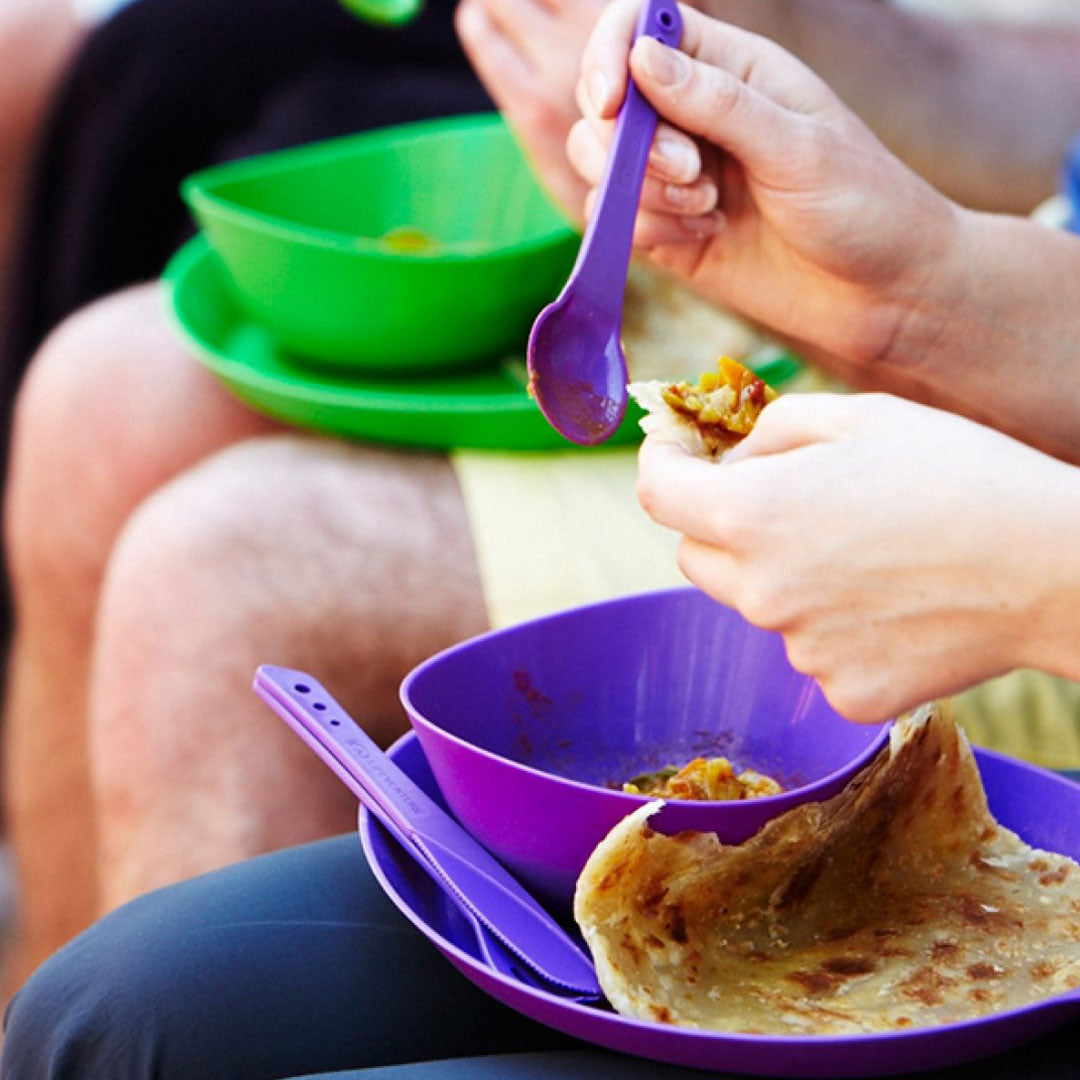 Lifeventure Ellipse Plastic Camping Plates - Lightweight, Durable & Eco-Friendly Outdoor Dinnerware for Camping, Picnics & Backpacking