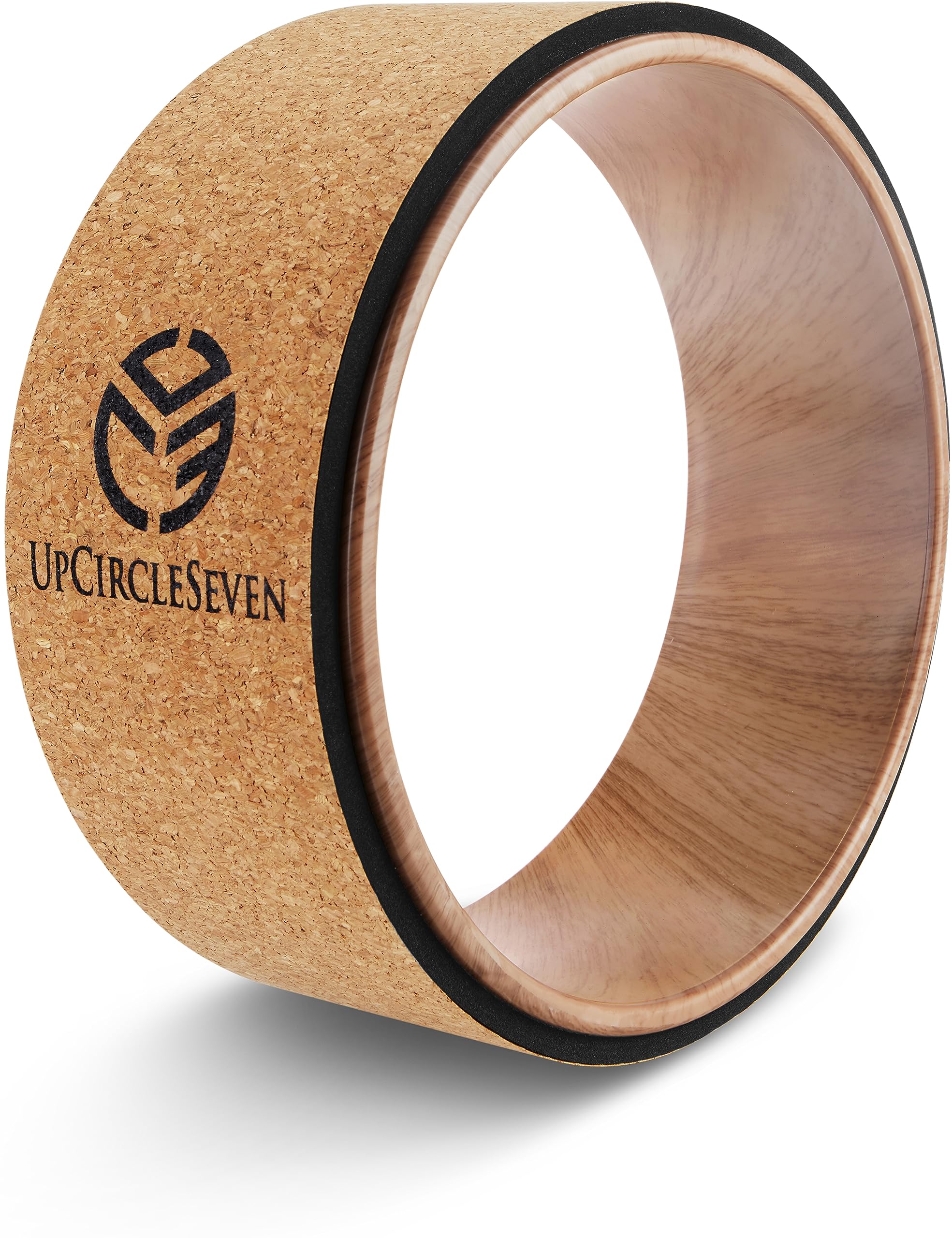 UpCircleSeven Back Roller & Yoga Wheel for Pain Relief - Therapeutic Spine Stretcher for Lower & Upper Back Stiffness - Improve Mobility, Flexibility & Posture Alignment - Perfect for Yoga, Pilates & Home Workouts