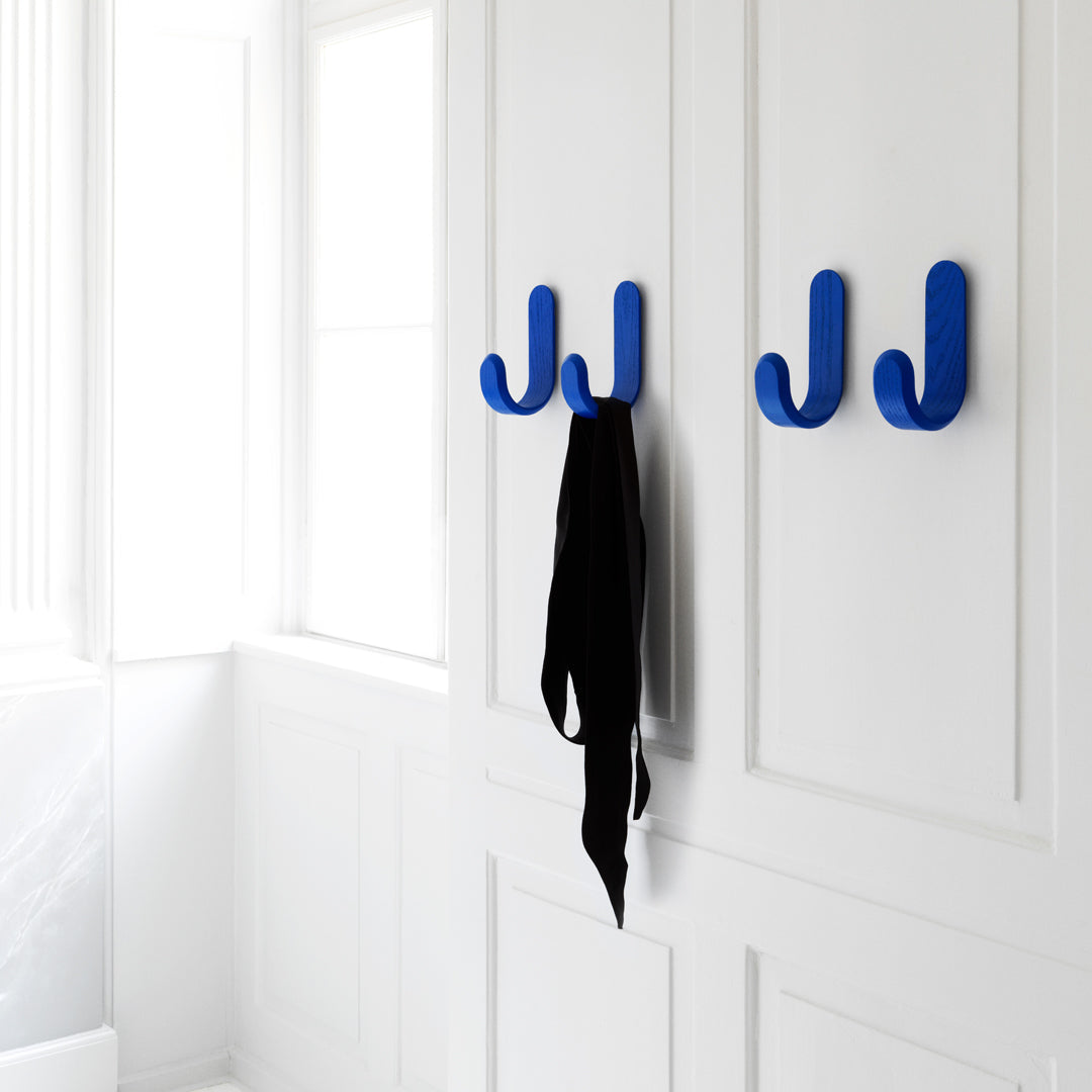 Normann Copenhagen Johansen Curve Hook Shelving - Modern Wall Shelf for Home & Office Organization | Perfect for Living Room, Bedroom, or Kitchen Storage