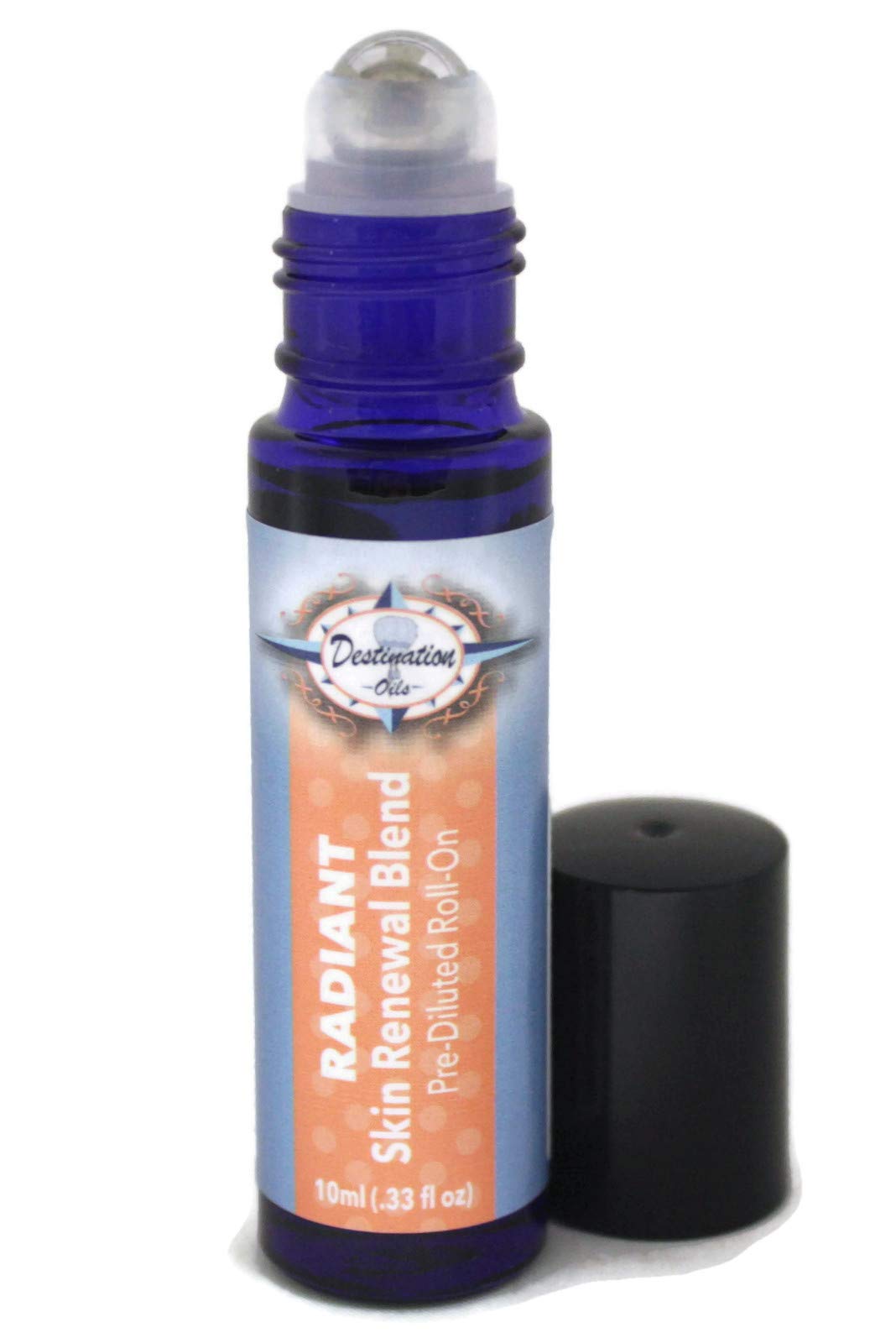 Pre-Diluted Roll-On Essential Oil Blends by Destination Oils - Radiant Aromatherapy for Stress Relief & Relaxation - Perfect for Home, Office & Travel Use