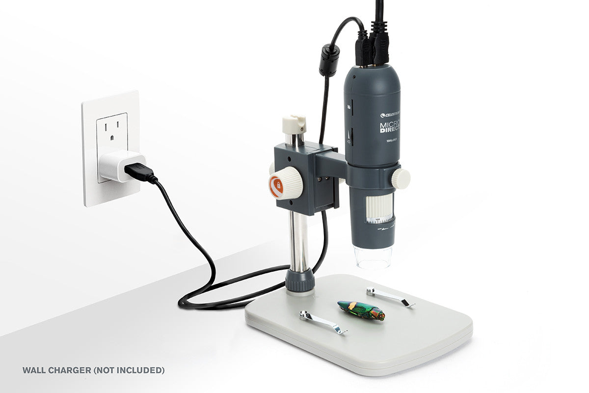 Used MicroDirect 1080P HDMI Handheld Digital Microscope with 8 LED Lights - Portable USB Microscope for Coin Collecting, Jewelry Inspection & PCB Repair - Ideal for Hobbyists, Engineers & Students