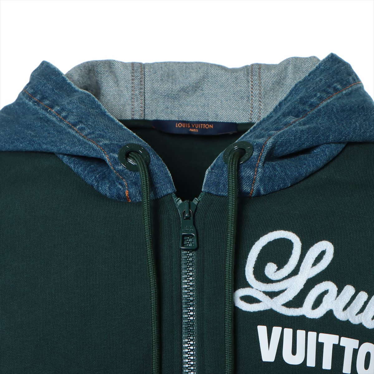 Louis Vuitton Hybrid Hoodie Denim Jacket - Stylish Designer Streetwear for Men & Women | Perfect for Casual Outfits, Urban Fashion & Luxury Street Style