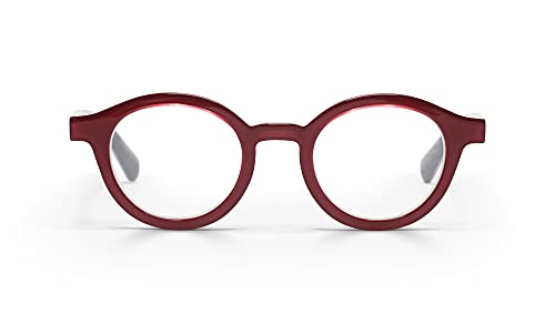 Layered Raspberry Front With Layered Grey Temples