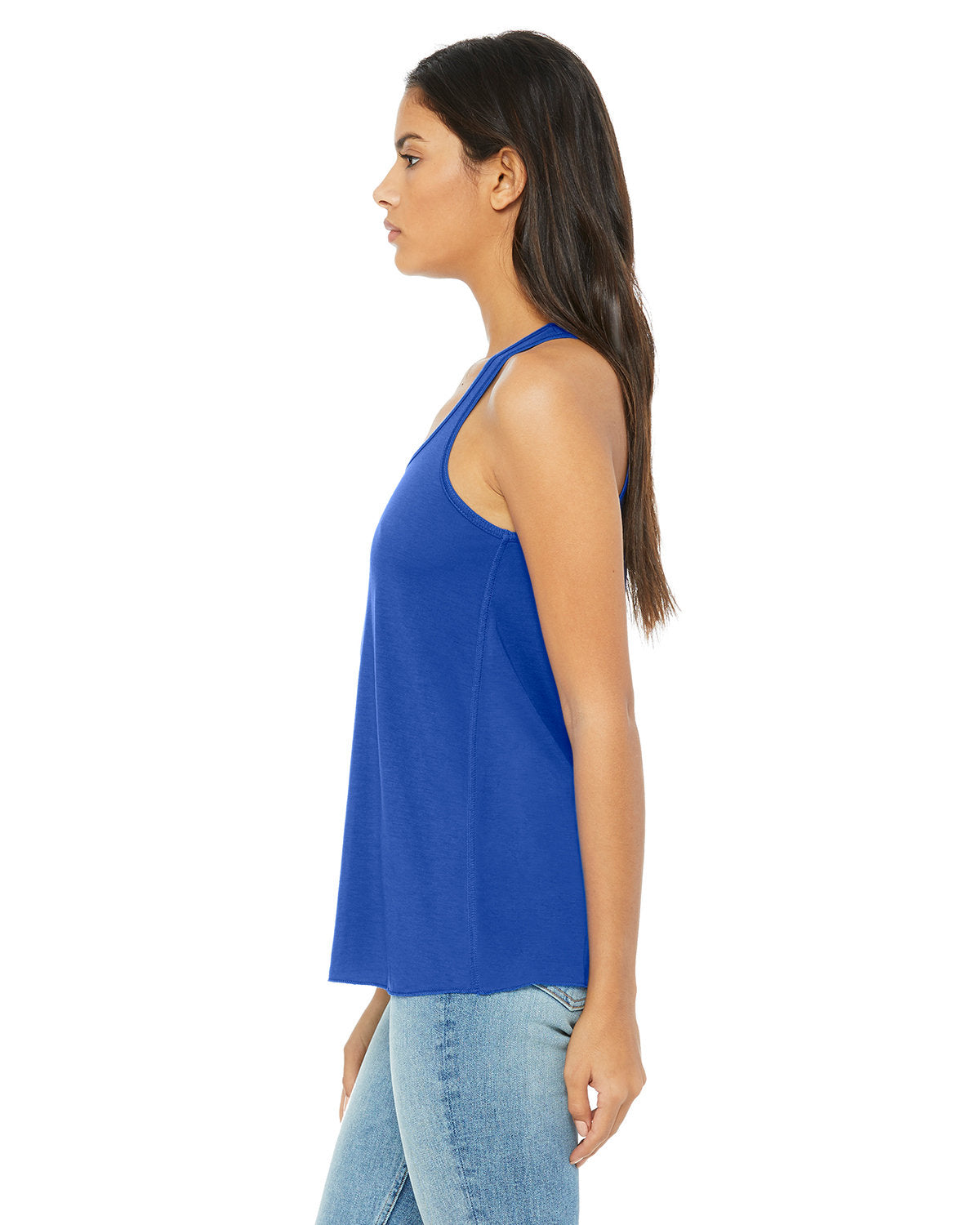Bella + Canvas B8800 Women's Flowy Racerback Tank Top - Soft & Comfortable Workout Shirt for Yoga, Running & Gym