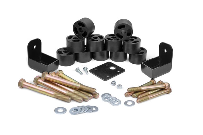 1.25 Inch Body Lift Kit for Jeep Wrangler TJ (1997-2006) & Wrangler Unlimited (2004-2006) - Heavy Duty Suspension Upgrade - Perfect for Off-Roading & Truck Customization