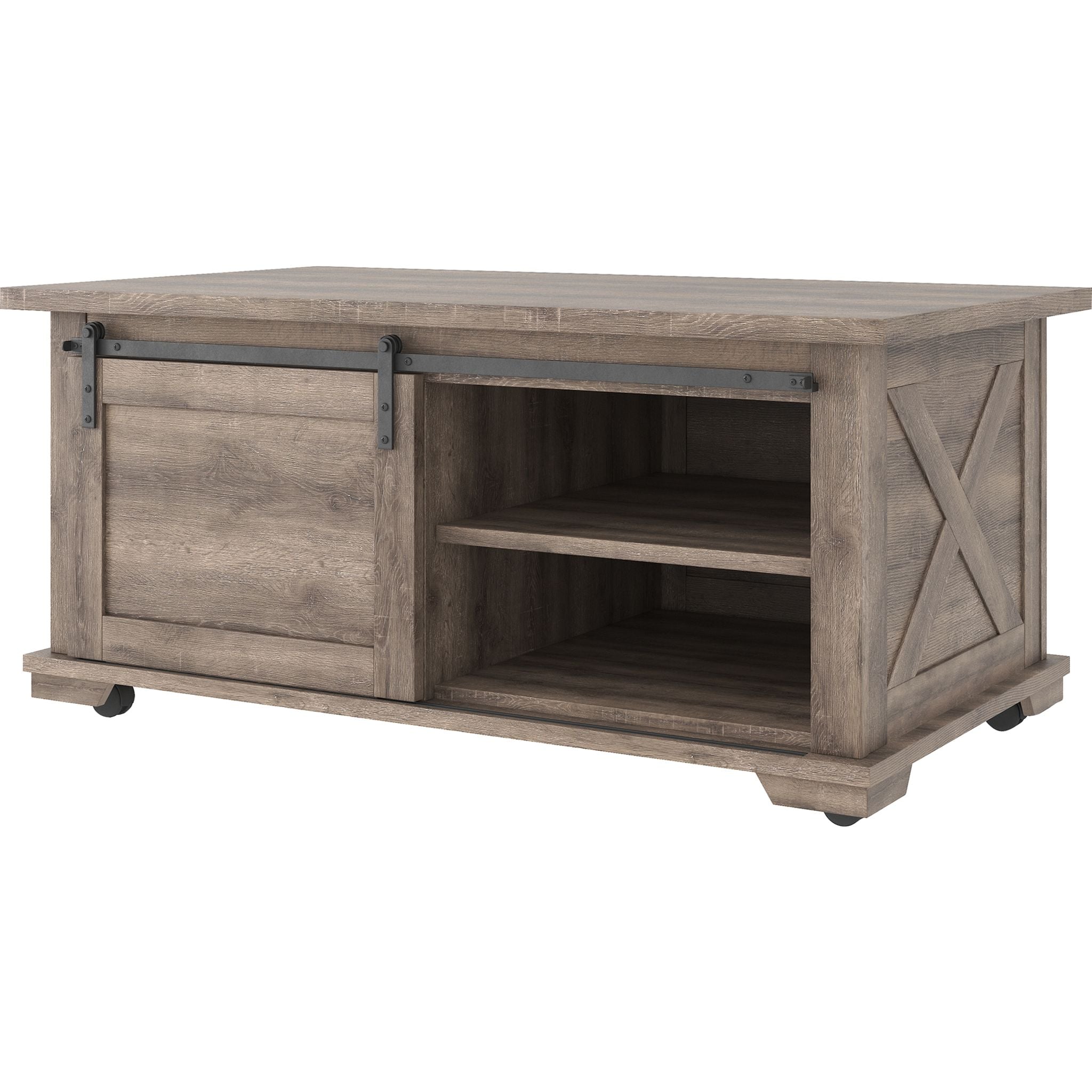 Modern Gray Arlenbry Coffee Table - Stylish Living Room Center Table for Small Spaces, Home Decor & Family Gatherings