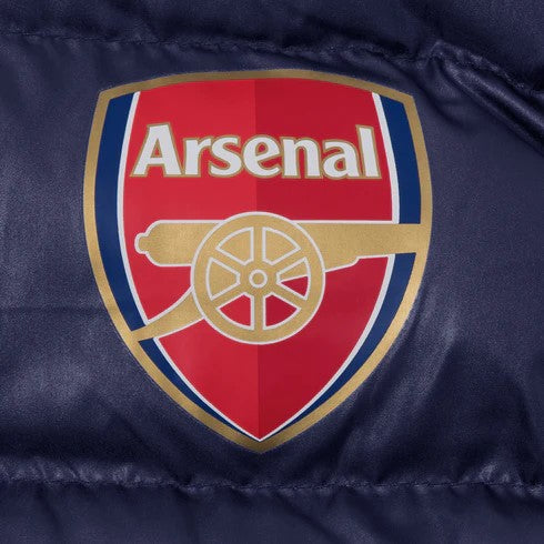 Arsenal Official Men's Padded Gilet Vest - Lightweight Quilted Jacket for Football Fans & Outdoor Activities