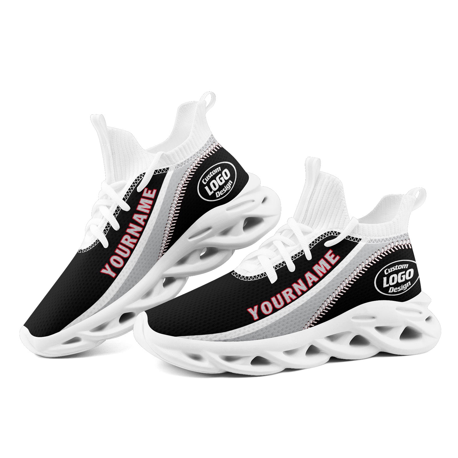 Custom Maxsoul Personalized Sneakers for Men & Women - Breathable Lightweight Running Shoes FN030A D028016 - Perfect for Jogging, Gym Workouts and Casual Wear