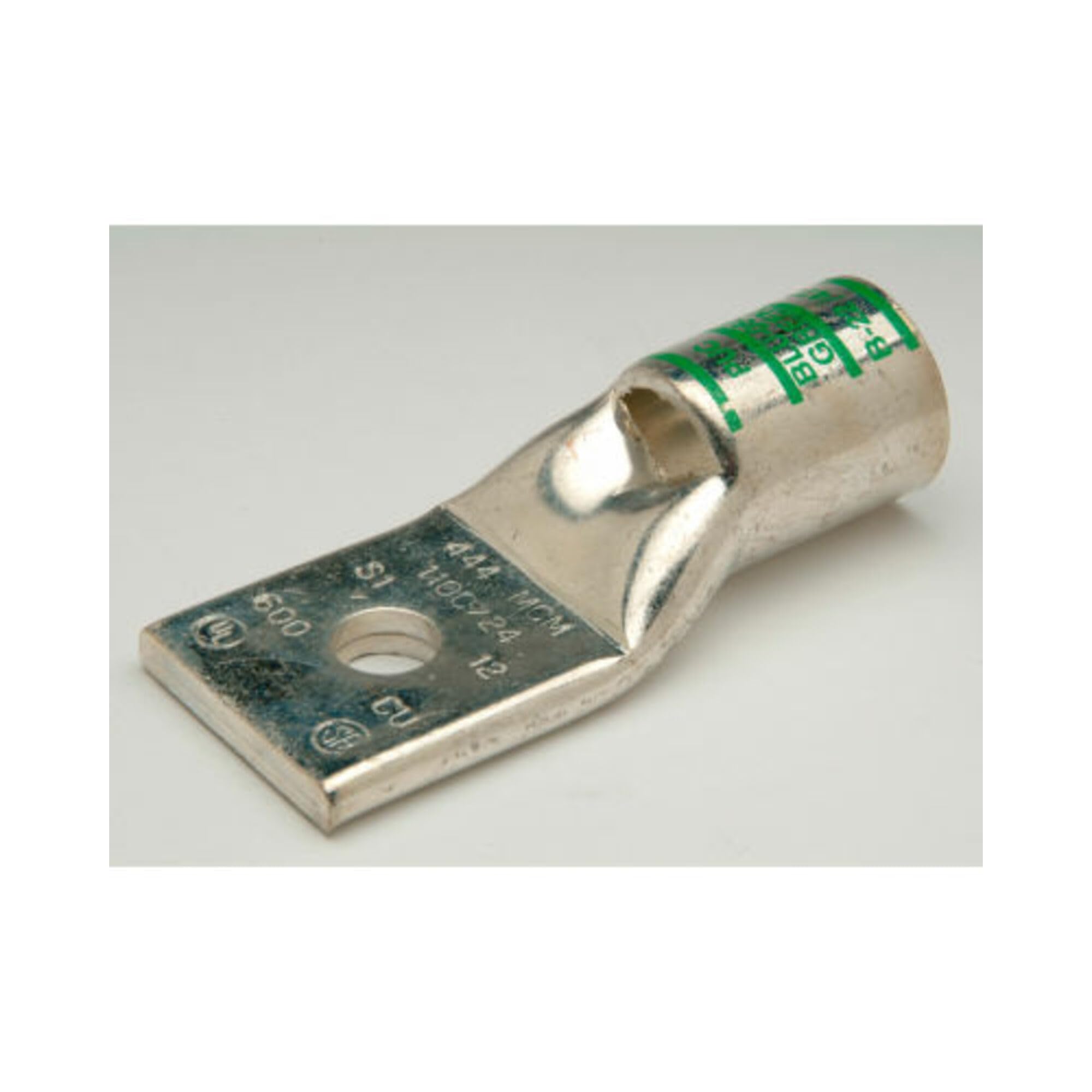BLU-040S 1-Hole Copper Compression Lug - 400 MCM, 5/8