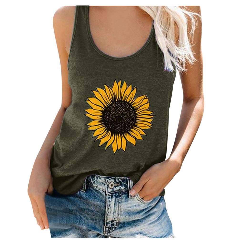 Stylish Plus Size Women's Casual Summer Tops - Cute Printed Sleeveless Vest Blouse for Workout & Everyday Wear | Perfect for Gym, Office & Weekend Outings