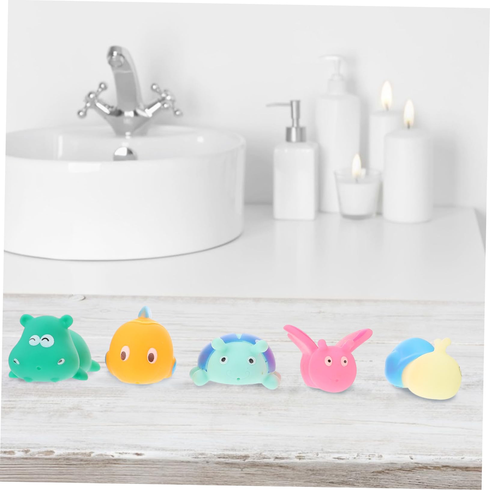5-Piece Kids Bath Toys Set - Fun Water Play & Bathtub Toys for Toddlers & Children - Perfect for Bath Time, Pool, Beach & Outdoor Water Activities