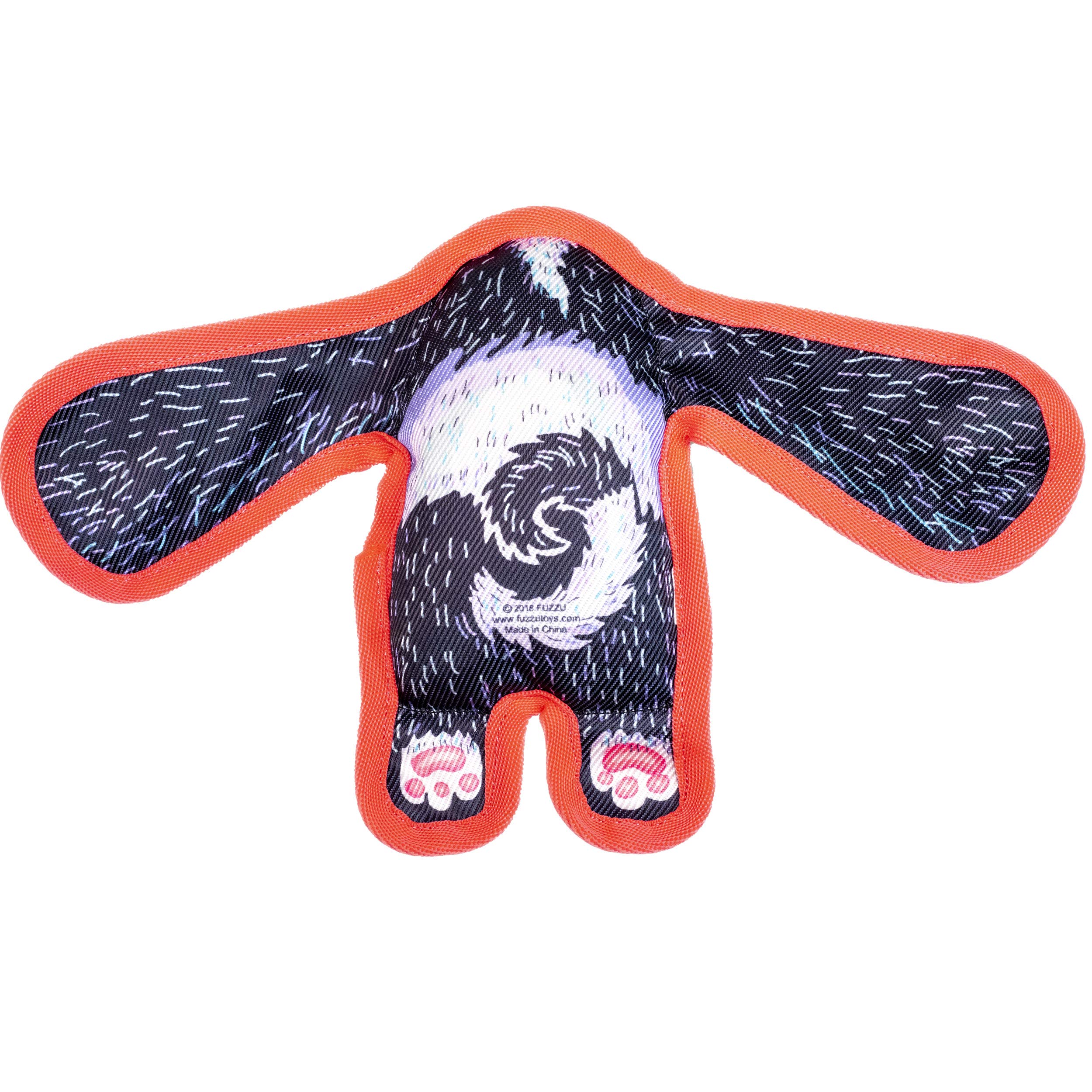 FUZZU All Ears Dog Chew Toy - Durable Squeaky Chew Toy for Small Dogs (5 Inch) - Tough Puppy Teething Toy for Aggressive Chewers - Perfect for Indoor Play & Outdoor Training