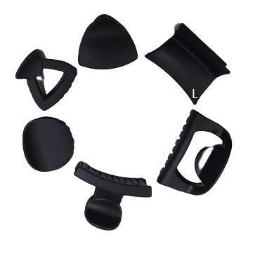Fashion Hair Clips for Women - 6 Pack Black Hair Clutches & Hair Claws Combo Set - Perfect for Daily Use, Work, Parties & Special Occasions