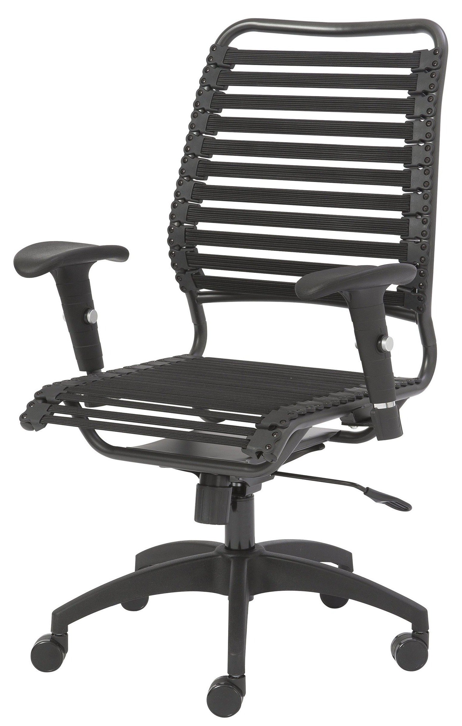 Ergonomic High Back Office Chair - Black Mesh with Graphite Frame & Swivel Base for Home Office, Gaming & Workspace Comfort