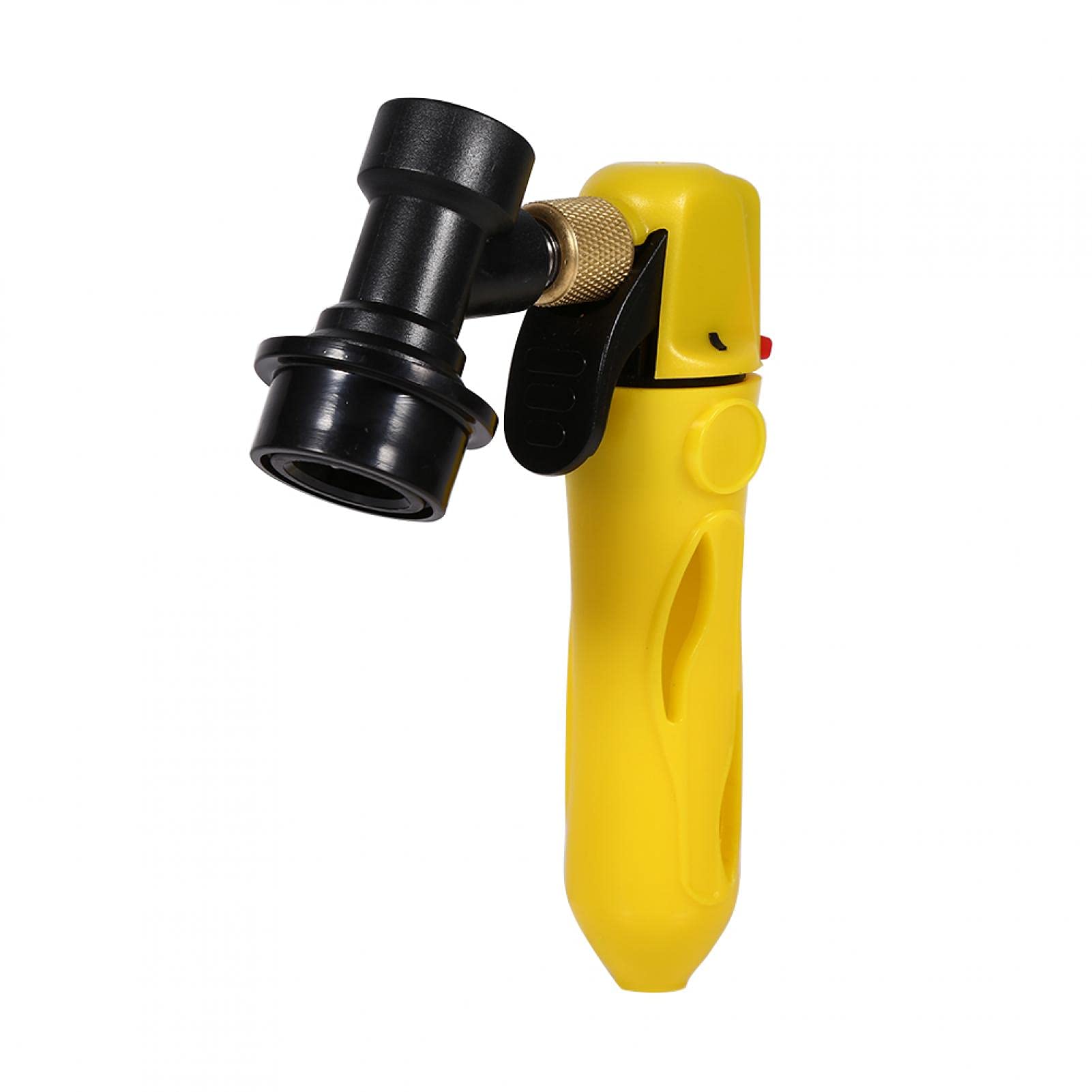 Portable CO2 Keg Charger for Homebrew Beer - Durable & Easy to Use - Perfect for Home Brewing, Parties & Outdoor Camping (Yellow)