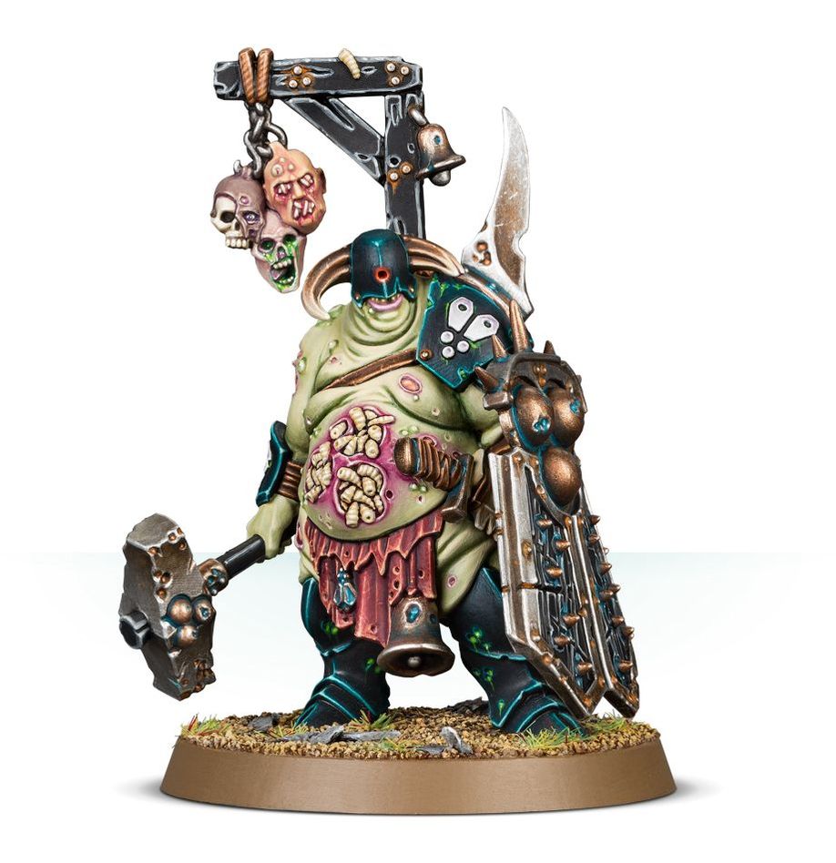 Age of Sigmar Maggotkin of Nurgle: Lord of Blights Warhammer Miniature - Perfect for Tabletop Battles & Fantasy Gaming