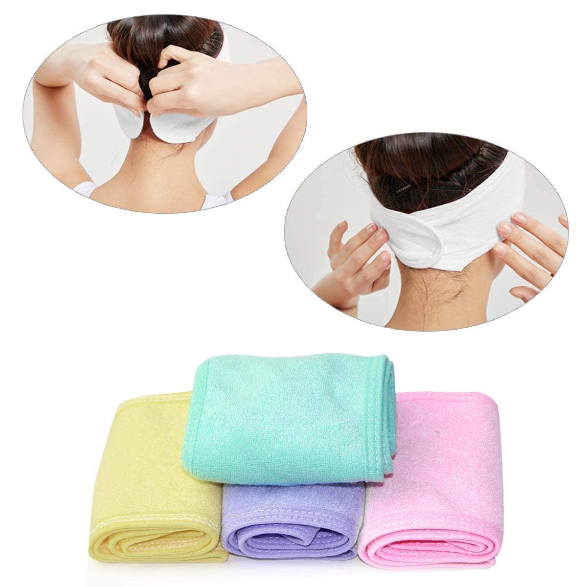 AKADO Professional Facial Cleansing Sponge Set with Headband & Face Brush - Makeup Remover Tools for Deep Cleansing & Skin Care (Includes Plastic Brush, Puff, Headband) - Perfect for Daily Beauty Routine & Spa Day at Home