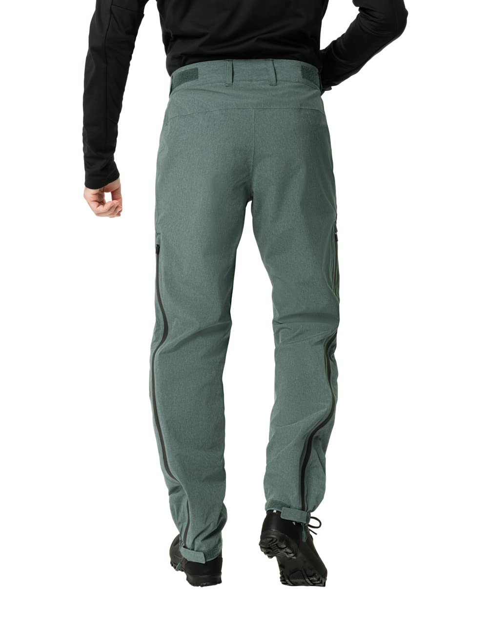 VAUDE Men's Yaras Warm Rain Pants - Waterproof Hiking Pants for Outdoor Adventures, Camping & Winter Sports