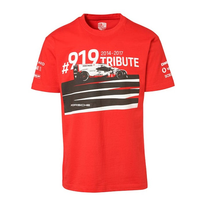 Porsche 919 Tribute Unisex T-Shirt - Red - Stylish & Comfortable Casual Wear for Men & Women - Perfect for Racing Fans, Car Enthusiasts, and Everyday Outfits