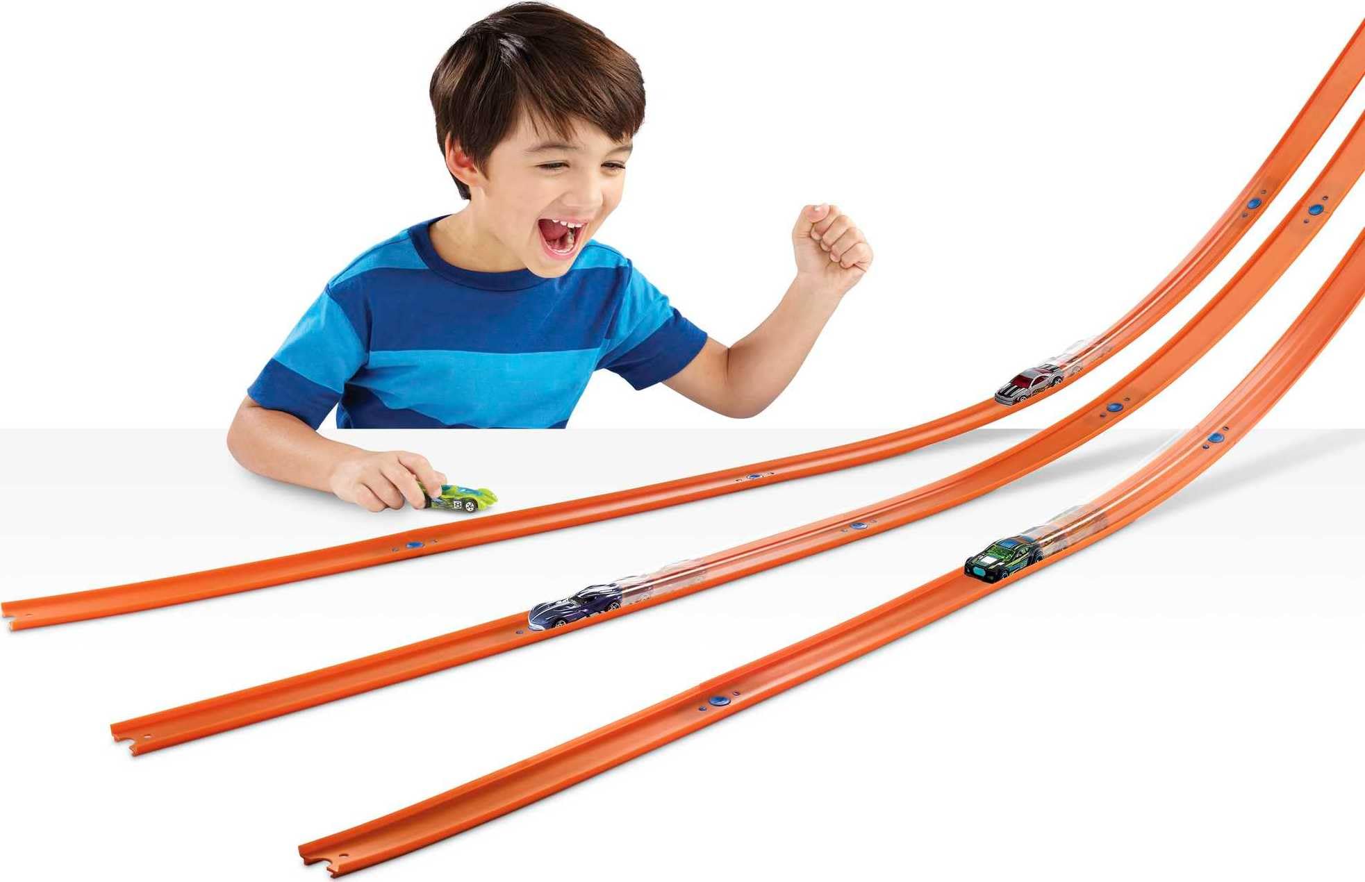 Hot Wheels Ultimate Garage with Moving Dinosaur - 100+ 1:64 Scale Vehicle Storage (Amazon Exclusive) + Mega Track Pack (40-ft of Track) + 10 Toy Cars Set - Perfect for Kids Playroom, Birthday Gifts & Race Track Adventures
