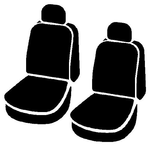 Fia SL67-65 RED Custom Fit Front Seat Cover for Bucket Seats - Premium Leatherette Material (Black with Red Center Panel) | Universal Car Accessories for Sports Cars, Trucks & SUVs | Perfect for Racing, Daily Driving & Car Interior Protection